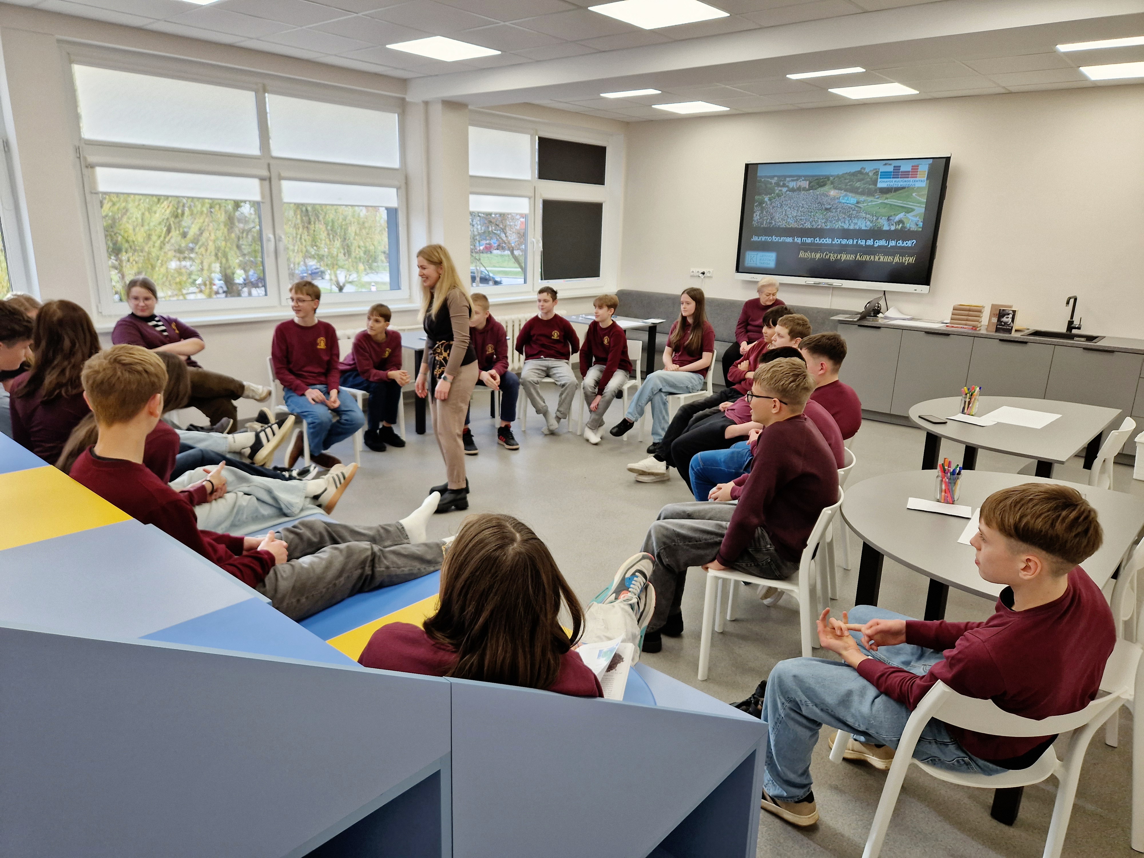 Kurybines dirbtuves Justino Vareikio progimnazijoje